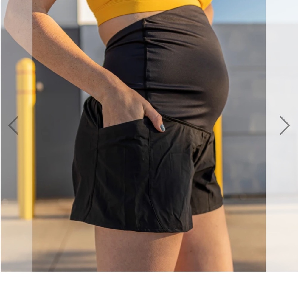 Belly Support Maternity Shorts
